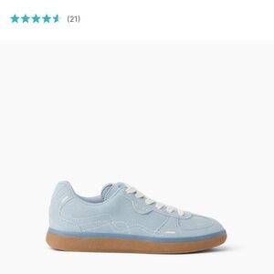 Reef Light Gray Suede Sneakers with White Laces